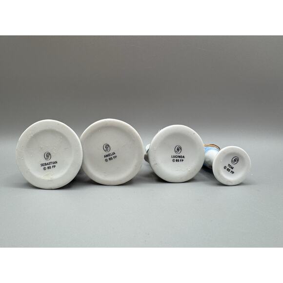 Vintage 1985 Franklin Mint Woodmouse Family Porcelain Figurines - Picture 7 of 7